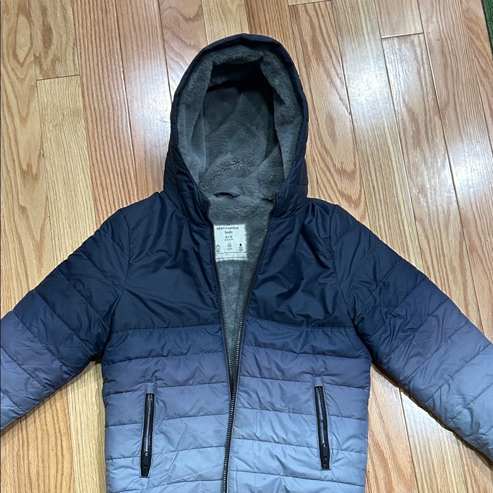 Abercrombie Kids Dark Blue Puffer Jacket
